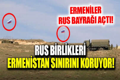 Azerbaycan ordusuna karşı PKK taktiği: Ermeniler Rus bayrağı açtı!