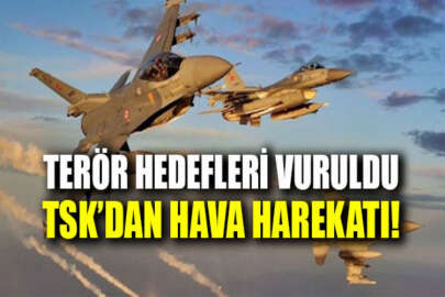 Türk ordusundan Irak'ın kuzeyinde hava harekatı