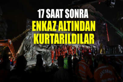 İzmir'de 17 saat sonra enkaz altındaki 3 kişiye daha ulaşıldı