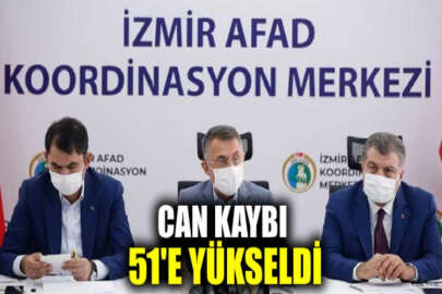 Cumhurbaşkanı Yardımcısı Oktay: İzmir'de can kaybı sayısı 51 oldu