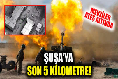 Orman yangınları işe yaramadı: Azerbaycan ordusu Şuşa'nın 5 kilometre yakına ulaştı!