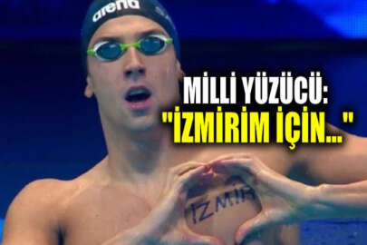 Rekortmen yüzücü Emre Sakçı’dan bir Avrupa rekoru daha: İzmir için yüzdü...