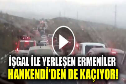 Şuşa zaferinin ardından Ermeniler, Hankendi'den kaçışıyor