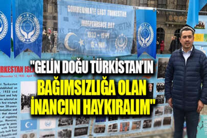 Amsterdam'da Doğu Türkistan Milli Günü etkinliği