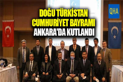 Dünya Uygur Kurultayı ve sivil toplum kuruluşları, Doğu Türkistan Cumhuriyet Bayramı'nı kutladı