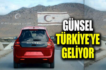 Elektrikli otomobil "Günsel" Kuzey Kıbrıs Türk Cumhuriyeti'nden Türkiye'ye geliyor