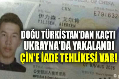 Çin zulmünden kaçan Kazak genç, Ukrayna'da tutuklandı