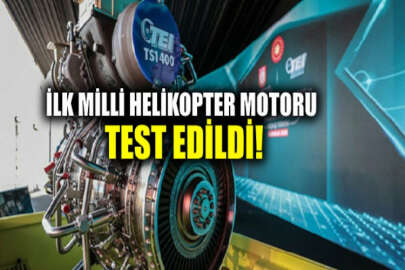 İlk yerli helikopter motorunun teslimatı yapıldı, test edildi