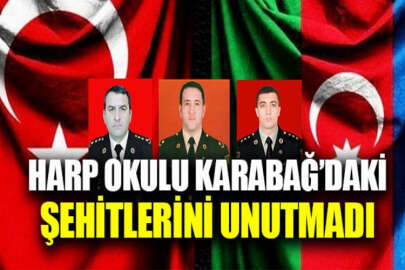 Kara Harp Okulundan mezun olan Azerbaycanlı şehitler rahmetle anıldı