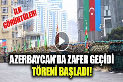 Azerbaycan'da tarihi gün! Erdoğan Bakü'de Zafer Geçidi Töreni'nde