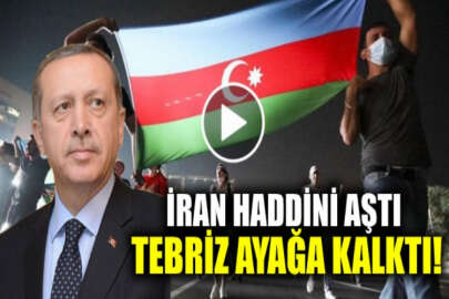 İran Erdoğan'ı hedef aldı, cevap Tebriz'den geldi: Azerbaycan var olsun!