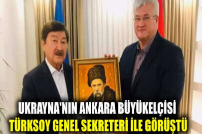 Büyükelçi Sıbiga TÜRKSOY Genel Sekreteri Kaseinov ile görüştü