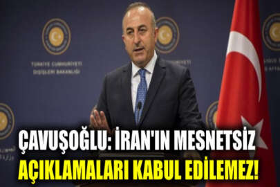 Çavuşoğlundan İranlı mevkidaşına: Cumhurbaşkanı Erdoğan'ı hedef alan mesnetsiz açıklamalar kabul edilemez