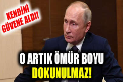 Putin, çok tartışılan ömür boyu dokunulmazlık yasasını imzaladı!