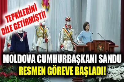 Moldova'da yeni Cumhurbaşkanı Maia Sandu, görevine başladı