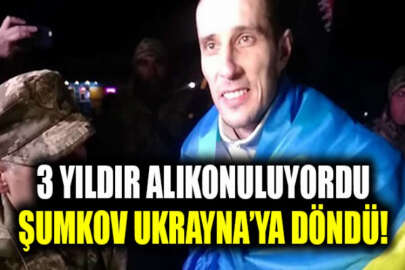 Üç yıldır Rusya tarafından alıkonulan siyasi tutsak Şumkov Ukrayna'ya döndü