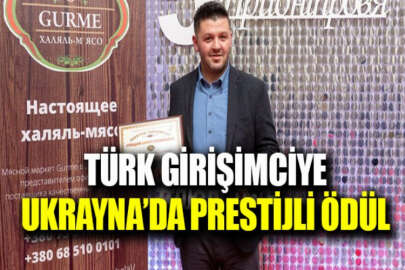 TURKSİD Ukrayna Derneği üyesi Uğur Demirel, Dnipro'da ödüle layık görüldü