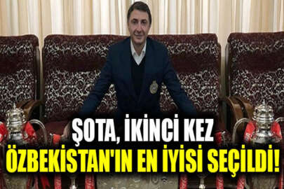 Şota Arveladze, Özbekistan'da bir kez daha yılın en iyi teknik direktörü seçildi!