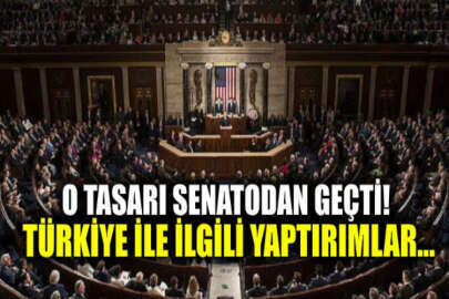 Türkiye'ye yönelik S-400'ler nedeniyle yaptırım içeren tasarı, ABD Senatosu'ndan geçti