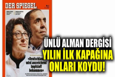 Ünlü Alman dergisi, Prof. Uğur Şahin ve Özlem Türeci'yi 2021'in ilk sayısında kapağına taşıdı