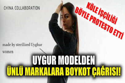 Ünlü markalara modellik yaparak Çin mallarına boykot çağrısı yaptı