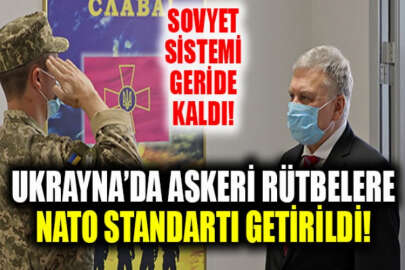 Ukrayna ordusu askeri rütbelerde Sovyet sisteminden NATO standardına geçiyor