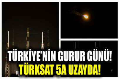 TÜRKSAT 5A uydusu fırlatıldı!