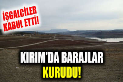 Kırım’da bulunan barajlarda su, kritik seviyeye düştü