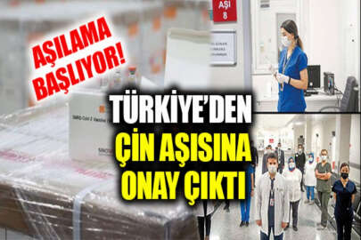 Türkiye, Çin aşısı için acil kullanım onayı verdi