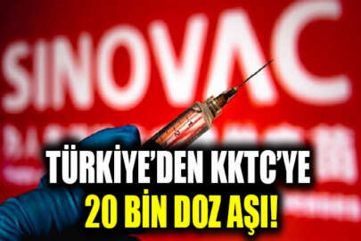 Türkiye, KKTC'ye 20 bin doz Sinovac aşısı gönderdi
