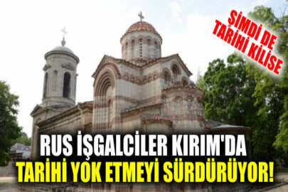 İşgalciler, Kerç'te antik Ortodoks kilisesinin yakınında inşaata başladı