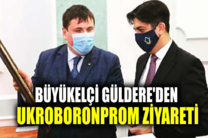 Kıyiv Büyükelçiliğinden Ukroboronprom’un yeni atanan Genel Müdürüne ziyaret
