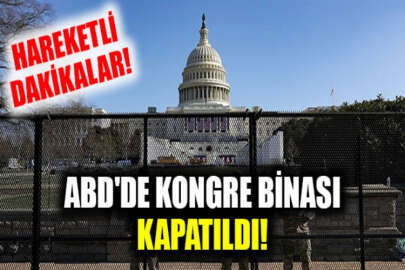 ABD'de Kongre binası kapatıldı!