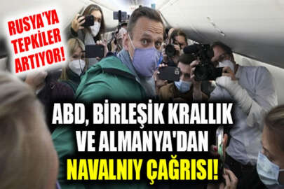 ABD, Birleşik Krallık ve Almanya'dan Rusya'ya, Navalnıy'ın serbest bırakılması için çağrı