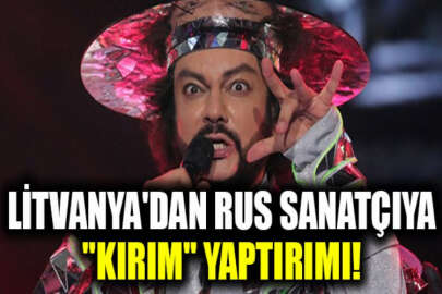 Litvanya'dan ünlü Rus sanatçıya "Kırım" yaptırımı