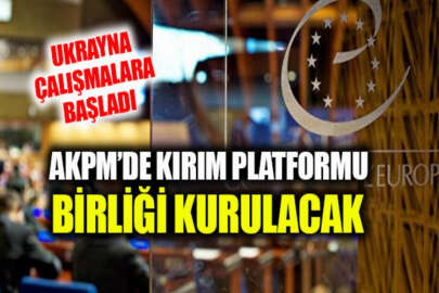 AKPM'de Kırım Platformu Milletvekili Birliği oluşturulacak
