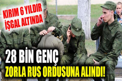 İşgalin başından bu yana Kırım’da 28 binden fazla Kırımlı, Rus ordusunda zorunlu askerliğe alındı