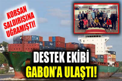 Mozart gemisi için 22 kişilik destek ekibi Gabon'a ulaştı