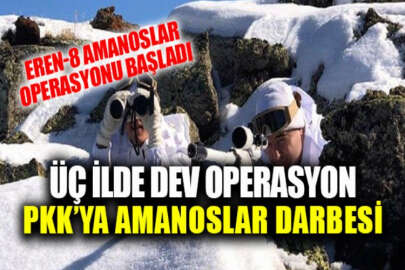 İç güvenlik operasyonları devam ediyor: Eren-8 Amanoslar Operasyonu başladı