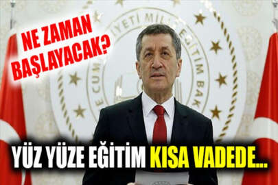 Bakan Ziya Selçuk’tan yüz yüze eğitim açıklaması!
