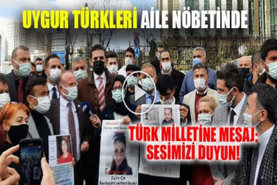 Millet nöbeti tutan Uygur Türkleri, hak arayışında Türkiye'den destek bekliyor