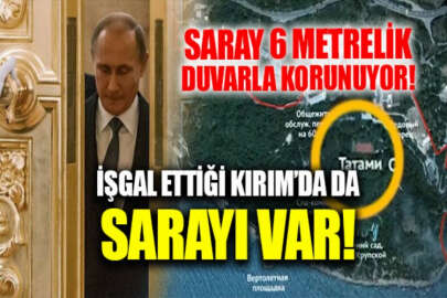 Putin'in işgal altındaki Kırım'da inşa ettiği saray ifşa oldu!