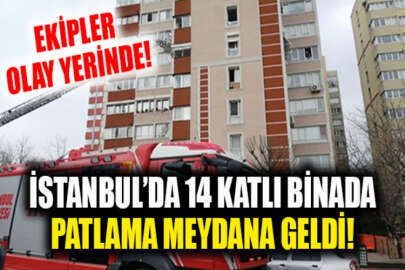 İstanbul Bahçelievler'de 14 katlı binada patlama!