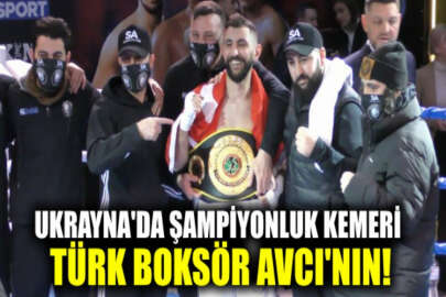Kıyiv'de, Türk boksör Arda Tamer Avcı, UBO Kıtalararası Şampiyonu oldu