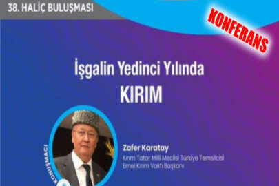 Karatay, 38'inci Haliç Buluşması'nda "İşgalin Yedinci Yılında Kırım"ı anlattı