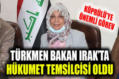 Irak’ta Türkmen Bakan Köprülü, hükumet temsilcisi görevine atandı