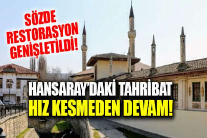 Hansaray'ın sözde restorasyon çalışmalarına iki Rus firması daha katıldı