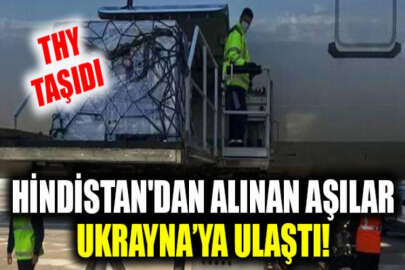 Ukrayna'nın Hindistan'dan aldığı aşılar Kıyiv'e ulaştı