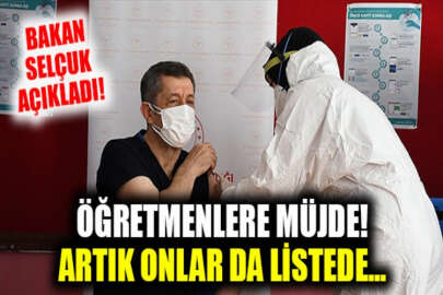 Öğretmenlere koronavirüs aşısı uygulanmasına başlandı