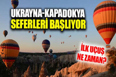 Ukrayna’dan Kapadokya’ya direkt uçuşlar 25 Mart’ta başlıyor